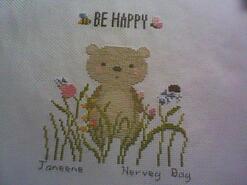 Cross stitch square for Yoorellah's quilt