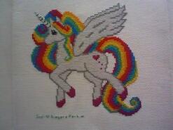 Cross stitch square for Daekotah-Jay's quilt