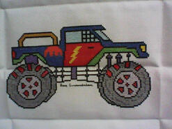 Cross stitch square for Lelahn's quilt