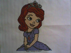 Cross stitch square for Alice's quilt