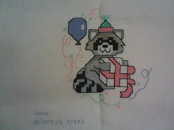Cross stitch square for Yoorellah's quilt