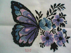 Cross stitch square for Chelsea P's quilt
