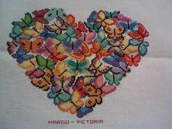Cross stitch square for Grace B's quilt