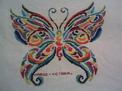 Cross stitch square for Chelsea P's quilt