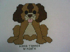 Cross stitch square for Yoorellah's quilt