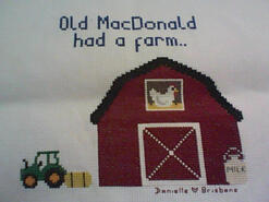 Cross stitch square for any child