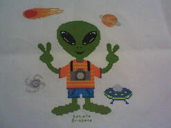 Cross stitch square for any child