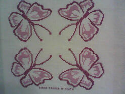 Cross stitch square for Grace B's quilt