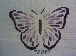 Cross stitch square for Chelsea P's quilt