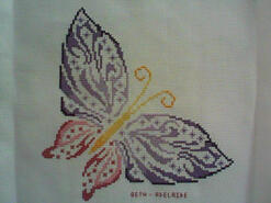 Cross stitch square