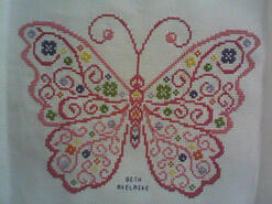 Cross stitch square