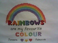 Cross stitch square for any child