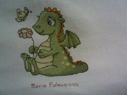 Cross stitch square for any child