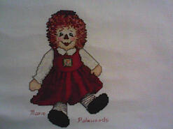 Cross stitch square for any child