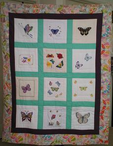 Photo of (QUILTED) Butterfly E02s quilt