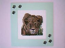 Card for (QUILTED) Animals-Jungle Animals E01