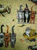 Fabric for (QUILTED) Cats & Kittens E01