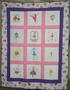 Photo of (QUILTED) Ballerinas E01s quilt