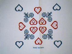 Cross stitch square for Rachel B's quilt