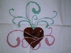 Cross stitch square for Rachel B's quilt