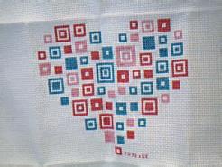 Cross stitch square for Gabrielle W's quilt
