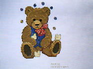 Any child cross stitch category: Teddies