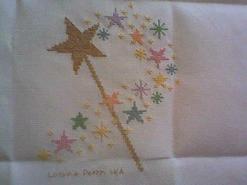 Cross stitch square for Matilda's quilt