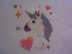 Cross stitch square for Bronte H's quilt